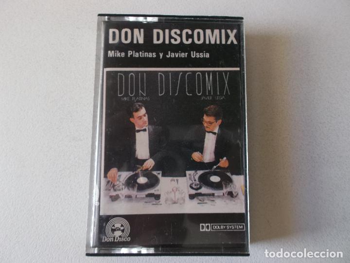 Casetes antiguos: don discomix, mike platinas y javier usia, 1986 - Foto 1