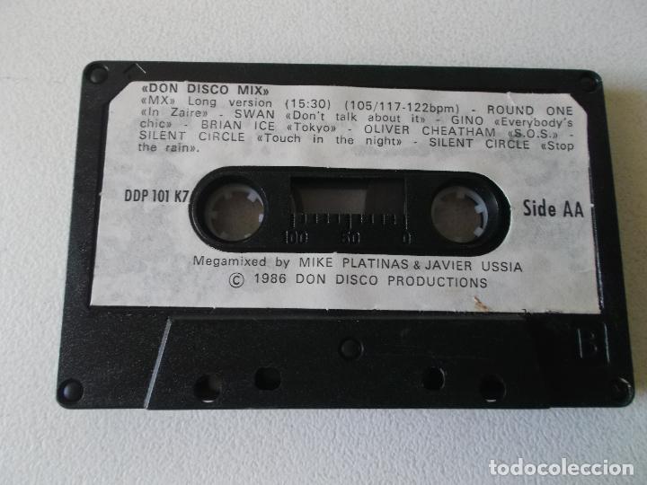 Casetes antiguos: don discomix, mike platinas y javier usia, 1986 - Foto 3