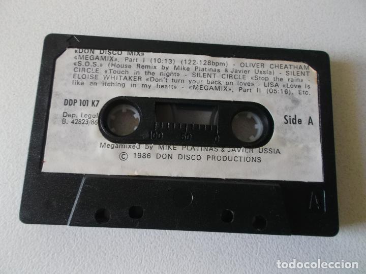 Casetes antiguos: don discomix, mike platinas y javier usia, 1986 - Foto 4