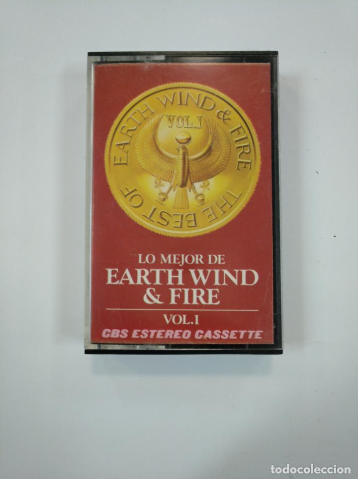 Cassetes antigas: LO MEJOR DE EARTH, WIND & FIRE. VOL. I. VOLUMEN 1. CASETE. TDKCST8
