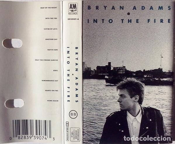 Casetes antiguos: Bryan Adams.Into The Fire.A&M.SPAIN.1987. - Foto 2