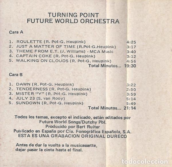Casetes antiguos: Future World Orchestra.Turning Point.CFE.SPAIN.1983.ELECTRONIC. Electro, Synth-pop. - Foto 2
