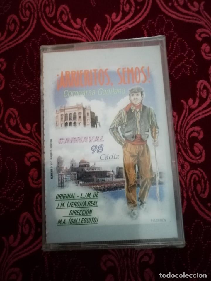 Casetes antiguos: Carnaval de C&aacute;diz casete arrieritos semos 1998 nuevo con precinto