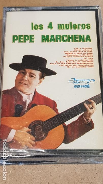 Casetes antiguos: PEPE MARCHENA / LOS 4 MULEROS / MC - OLYMPO / PRECINTADO. - Foto 1