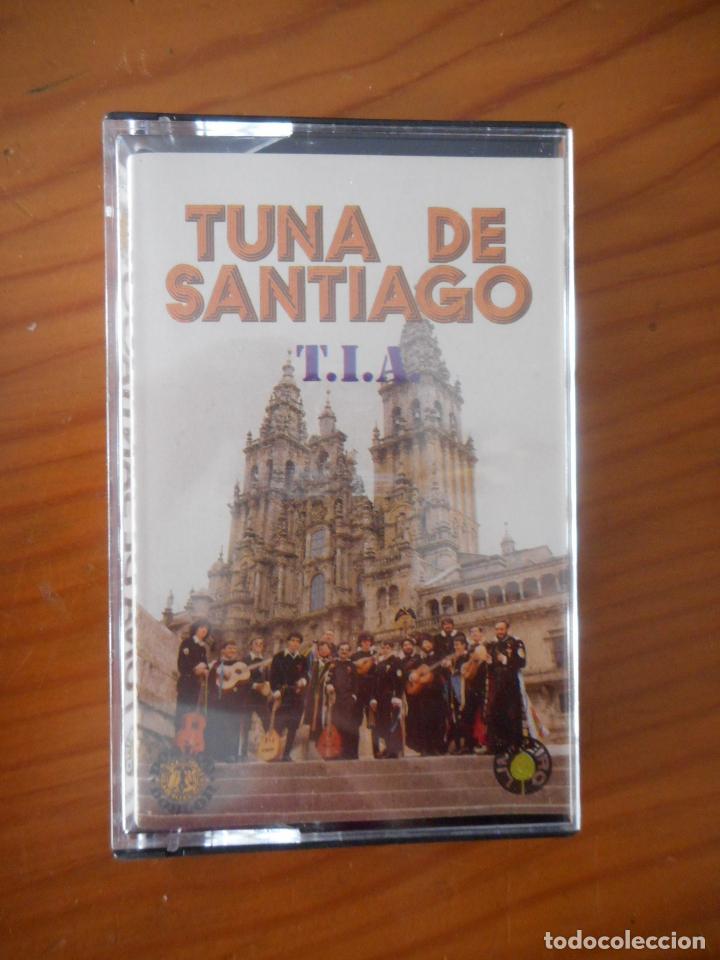 Cassette antiche: Tuna de Santiago T.I.A.. Sello Dobl&oacute;n. 1982. Casete -Cassette-. Buen estado