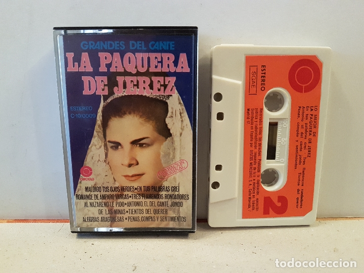 Cassette antiche: antigua casetes la paquera de jerez grandes del cante ver fotos