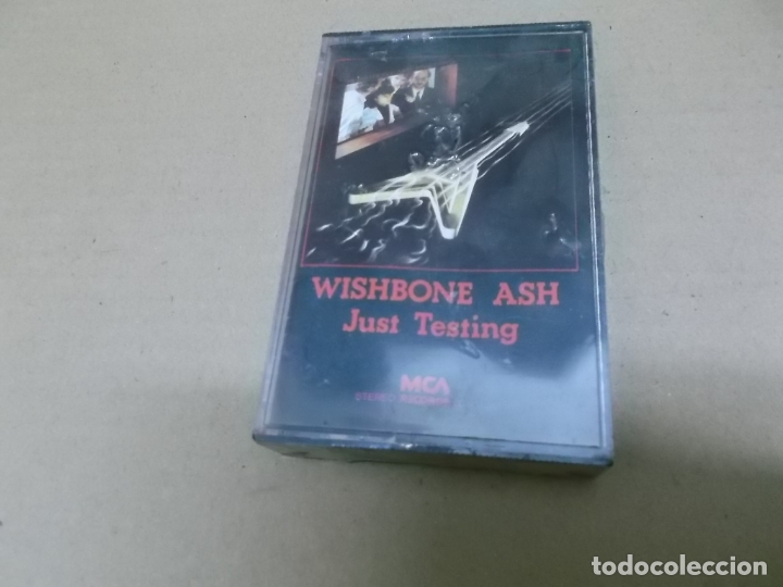 Casetes antiguos: WISHBONE ASH (CASETTE) JUST TESTING A&Ntilde;O 1987 - PRECINTADO - Foto 1