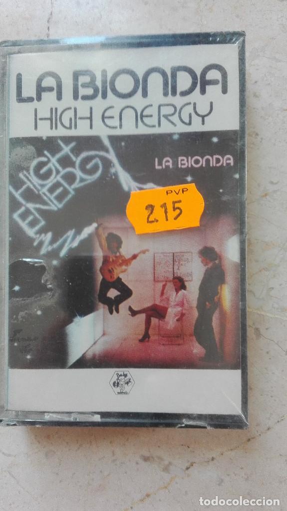 Alte Kassetten: LA BIONDA HIGH ENERGY CASSETTE NUEVO PRECINTADO