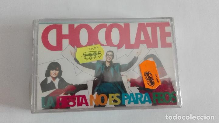 Old Cassettes: CHOCOLATE LA FIESTA NO ES PARA FEOS LOS MANOLOS  CASSETTE NUEVO PRECINTADO