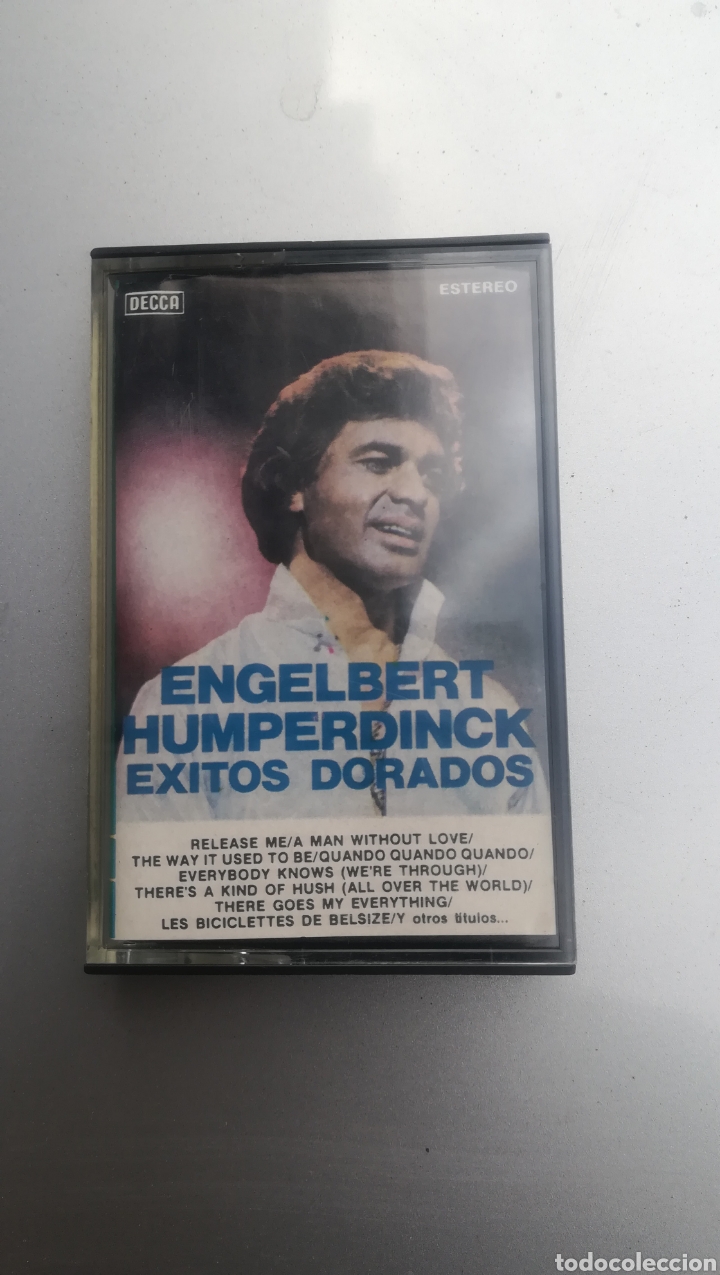 Casetes antiguos: Caset de Engelbert HUMPERDINCK, &eacute;xitos dorados - Foto 1
