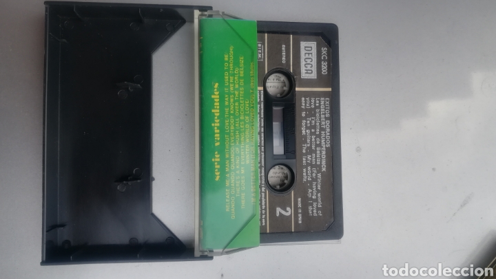 Casetes antiguos: Caset de Engelbert HUMPERDINCK, &eacute;xitos dorados - Foto 2