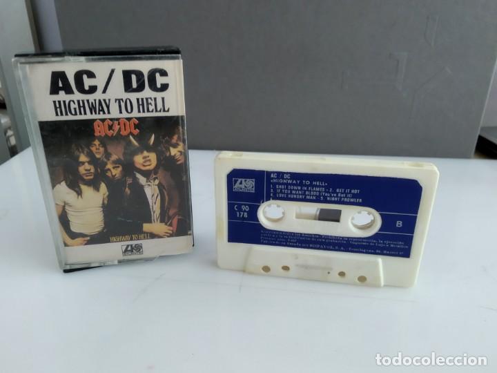 Casetes antiguos: ANTIGUO CASETE ACDC  TO HELL - Foto 3