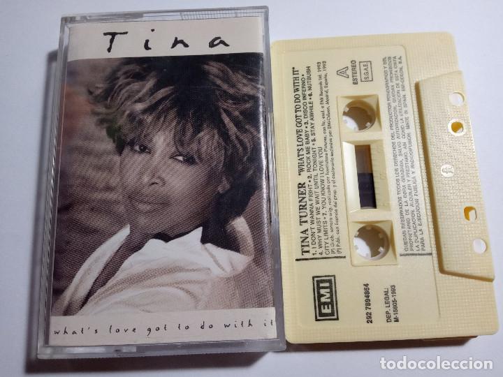 Casetes antiguos: TINA TURNER.WHAT&acute;S LOVE CO TO DO WITH IT.1993.EMI.ESPA&Ntilde;A.