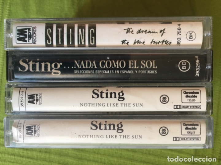 Casetes antiguos: 4 cintas de casete de Sting - Foto 3