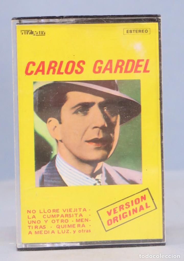 Casetes antiguos: CINTA. CASETE. CARLOS GARDEL. VERSION ORIGINAL - Foto 1