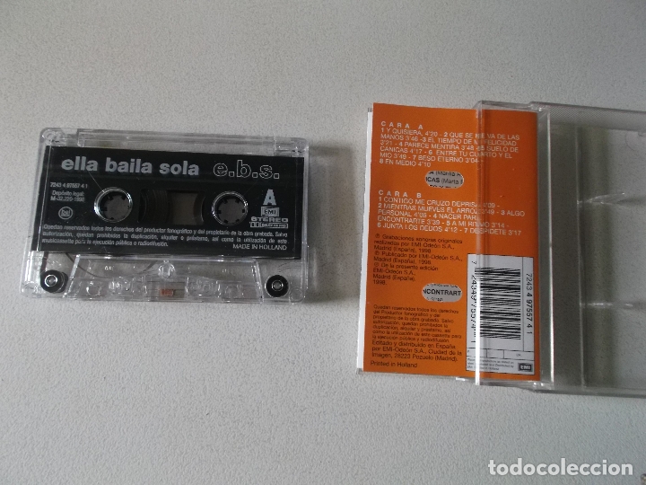 Casetes antiguos: ELLA BAILA SOLA, E,B,S, 1998 - Foto 3