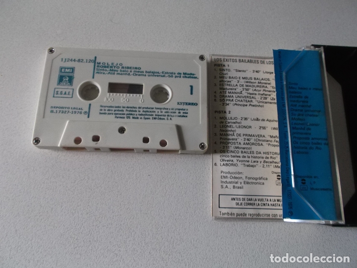 Casetes antiguos: ROBERTO, RIBEIRO MOLEJO, EMI 1976 - Foto 3