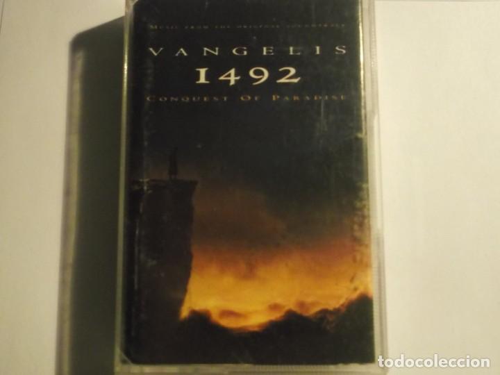 Casetes antiguos: BSO DE LA PELICULA VANGELIS 1492 - Foto 1
