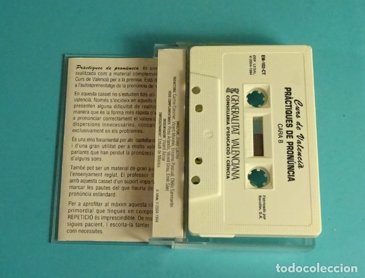 Casetes antiguos: PR&Agrave;CTIQUES DE PRON&Uacute;NCIA. CURS DE VALENCI&Agrave; - Foto 2