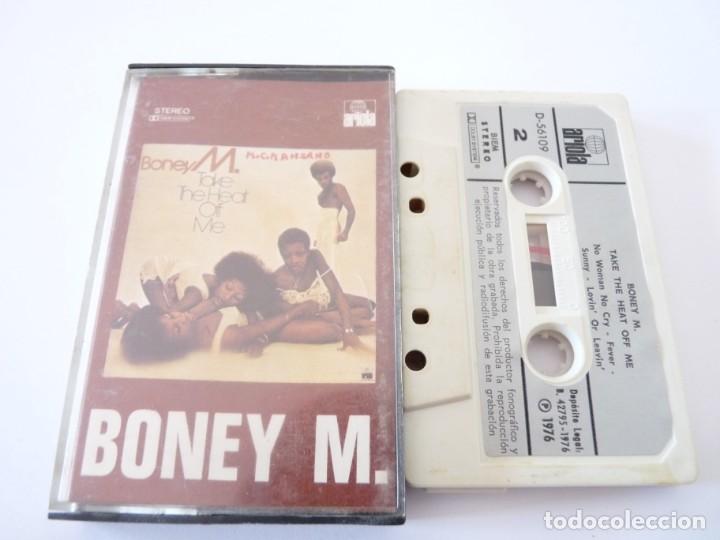Casetes antiguos: CASETE, CASSETTE BONEY M TAKE THE HEAT OF ME REF: 10-9