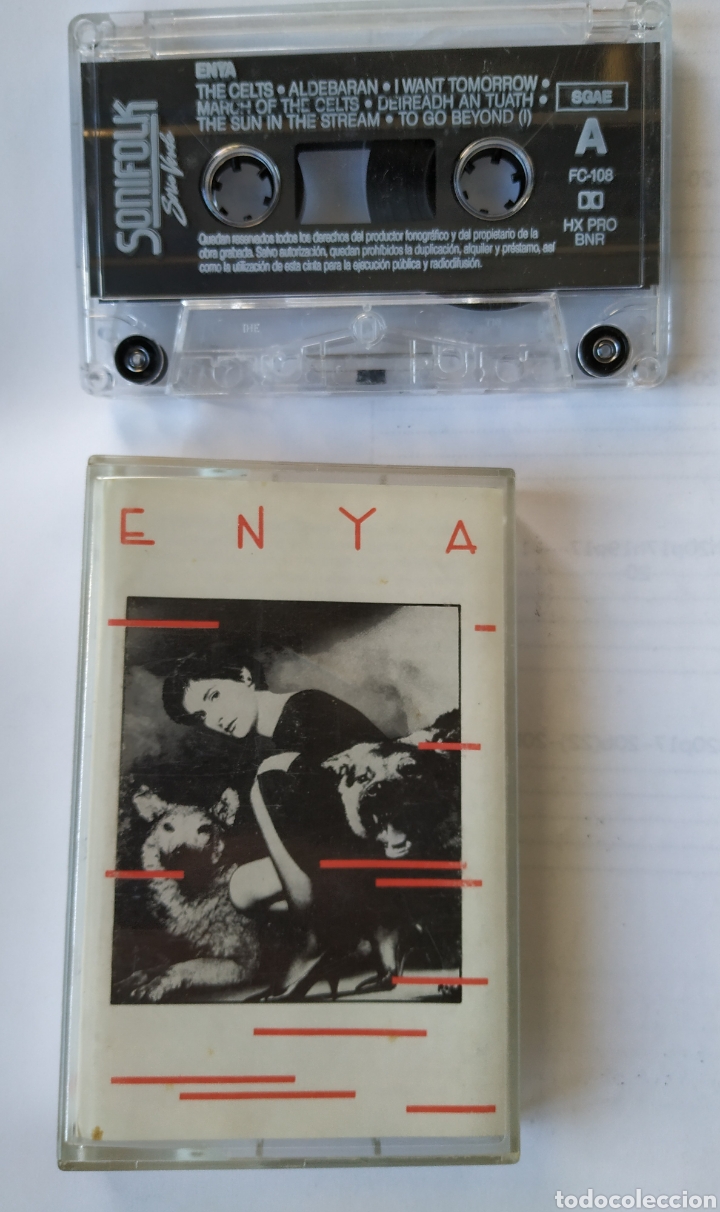 Casetes antiguos: Cassette Enya - Enya (1987) - Foto 2