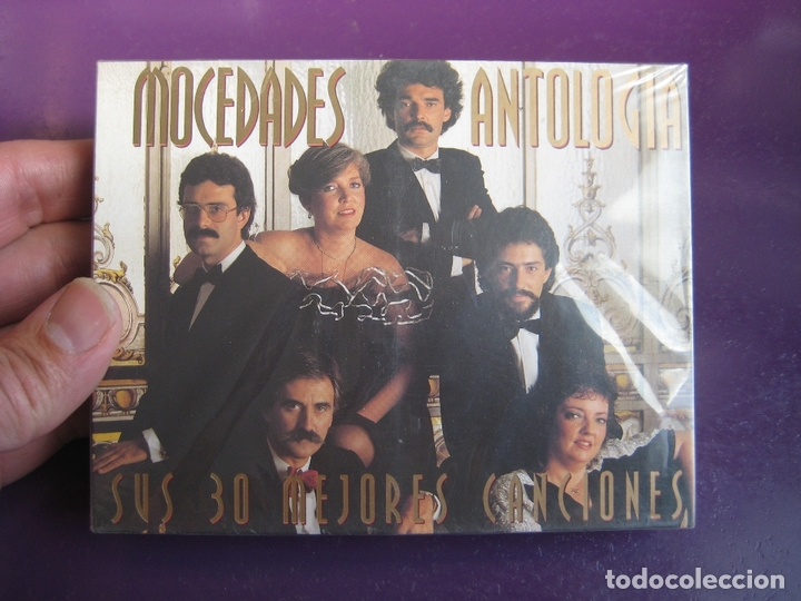 Casetes antiguos: ANTOLOGIA MOCEDADES DOBLE CASETE PRECINTADA EPIC 1994 - 30 MEJORES CANCIONES - FOLK POP 70'S