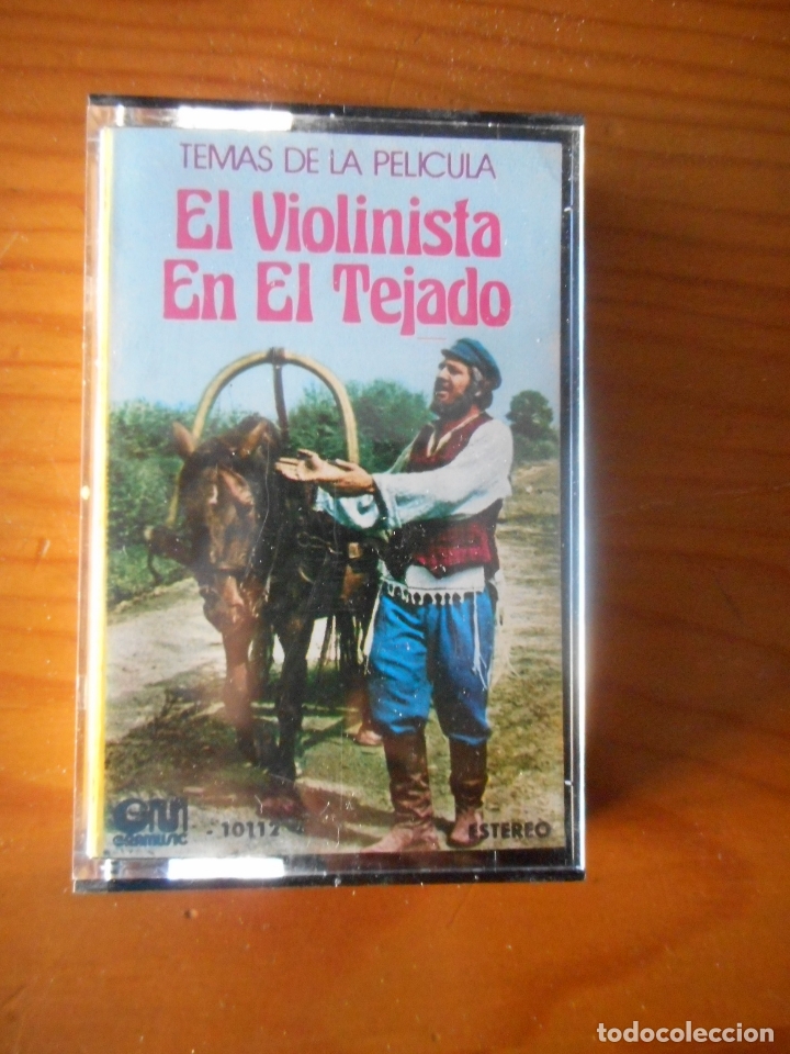 Cassettes Anciennes: El violinista en el tejado. Temas de la Pel&iacute;cula. Orq.London Pop. Sello GM. 1973. Casete -Cassette-.