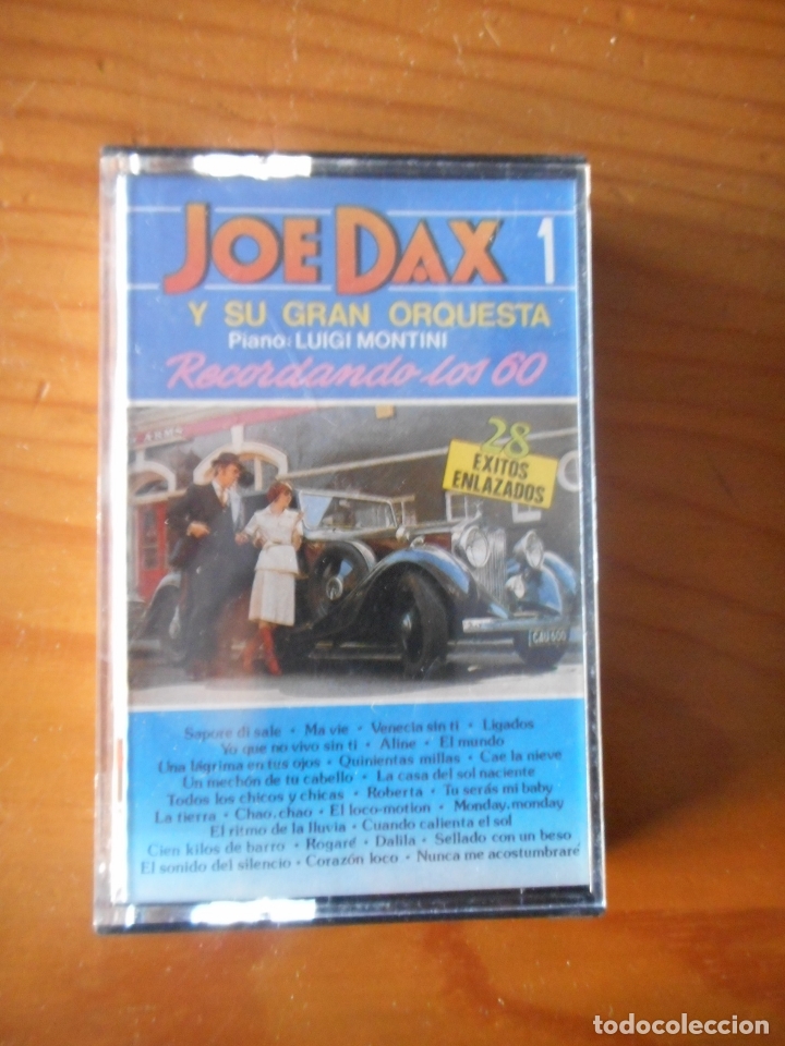 Casetes antiguos: Joe Dax y su gran orquesta 1. Recordando los 60. Sello Impacto. 1983. Casete -Cassette-. Buen estado