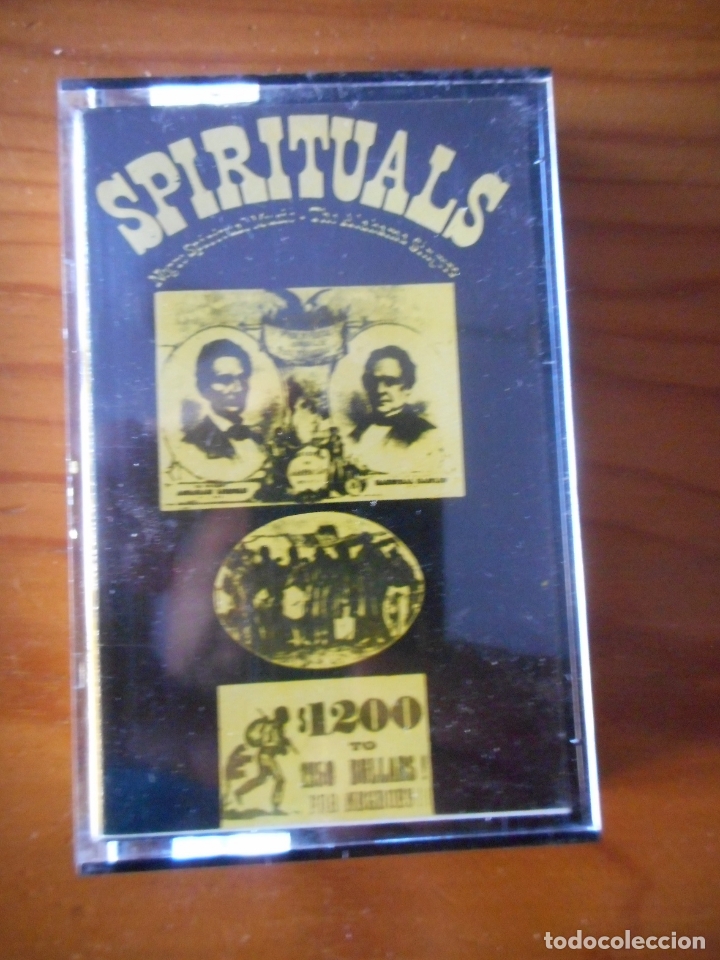 Cassettes Anciennes: Spirituals. Negro Spirituals Music. Sello Palobal. 1970. Casete -Cassette-. Buen estado