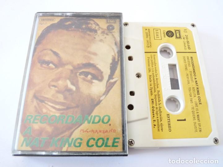 Casetes antiguos: CASETE, CASSETTE RECORDANDO A NAT KING COLE REF: 11-15 - Foto 1