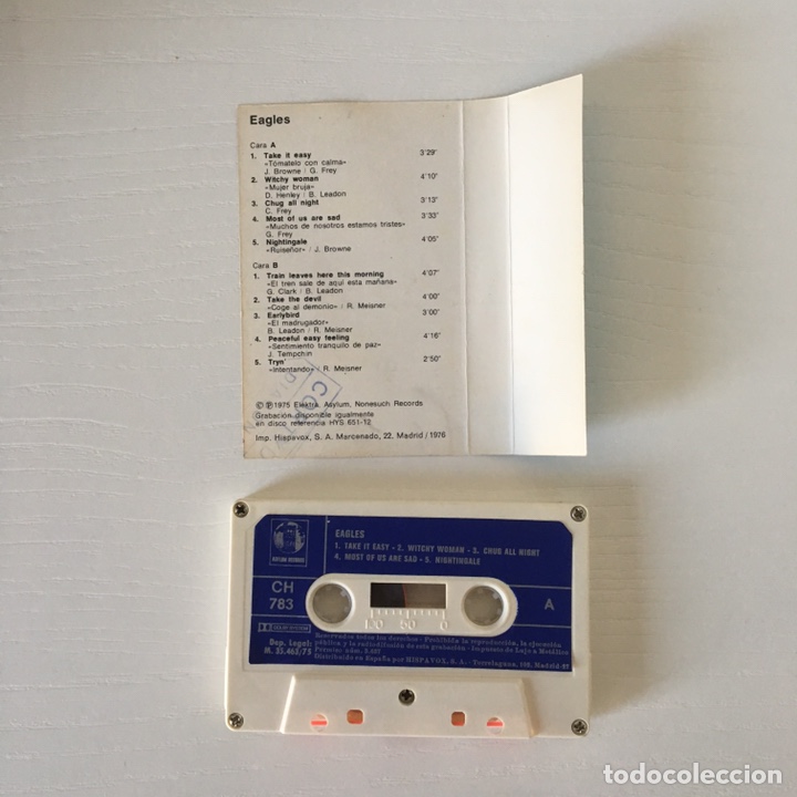 Casetes antiguos: Caset - EAGLES - Foto 6
