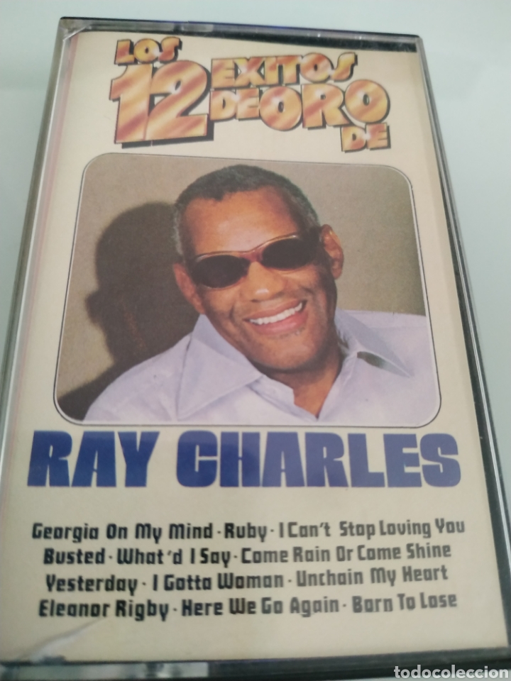 Casetes antiguos: Ray Charles los 12 &eacute;xitos de oro casete - Foto 1