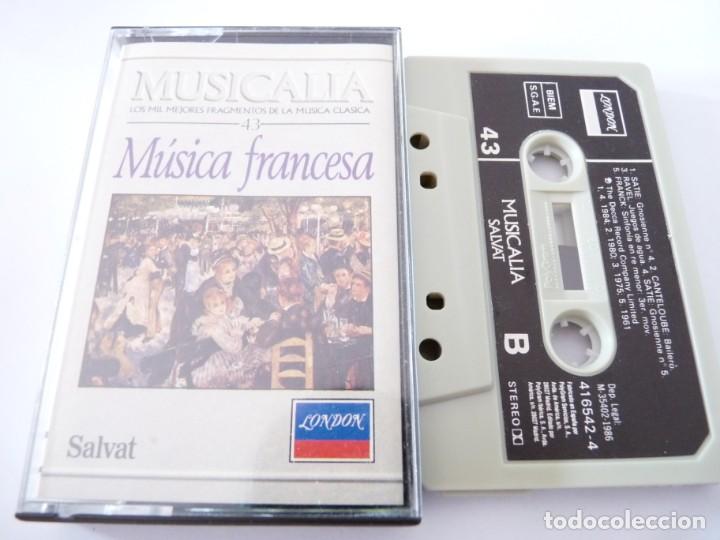 Old Cassettes: CASETE, CASSETTE S. MUSICALIA N&ordm; 43 MUSICA FRANCESA  REF: 13-35