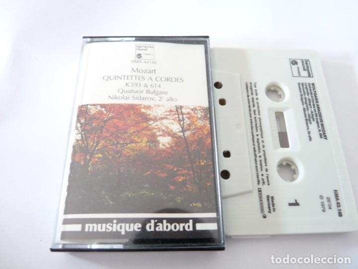 Cassettes Anciennes: CASETE, CASSETTE MOZART/ QUINTETTES. QUATUOR BULGARE/ N. SIDAROV REF: 13-49