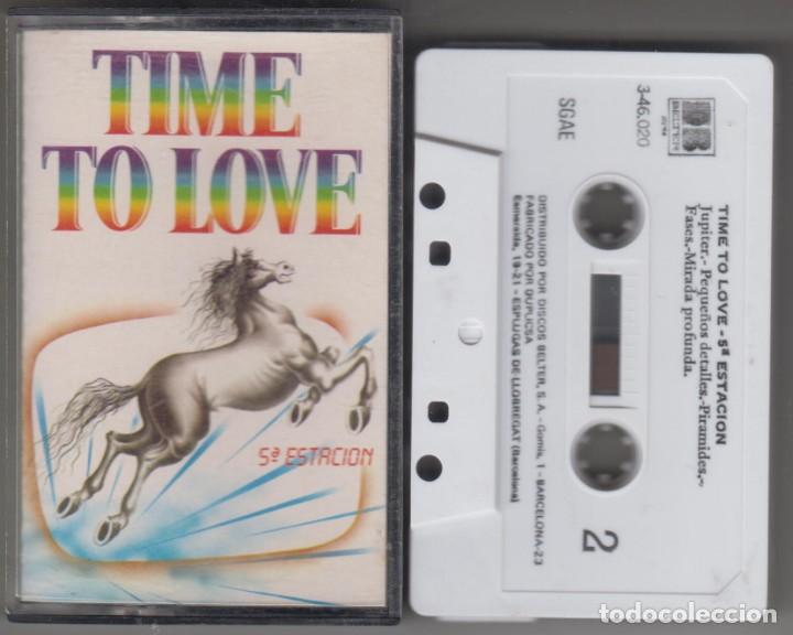 Casetes antiguos: 5a. Estaci&oacute;n cassette Time to Love 1984 Belter