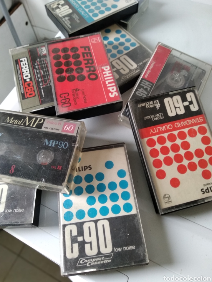Casetes antiguos: Lote cintas cassettes