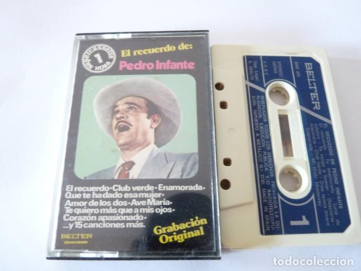 Cassettes Anciennes: CASETE, CASSETTE EL RECUERDO DE PEDRO INFANTE REF: 15-49