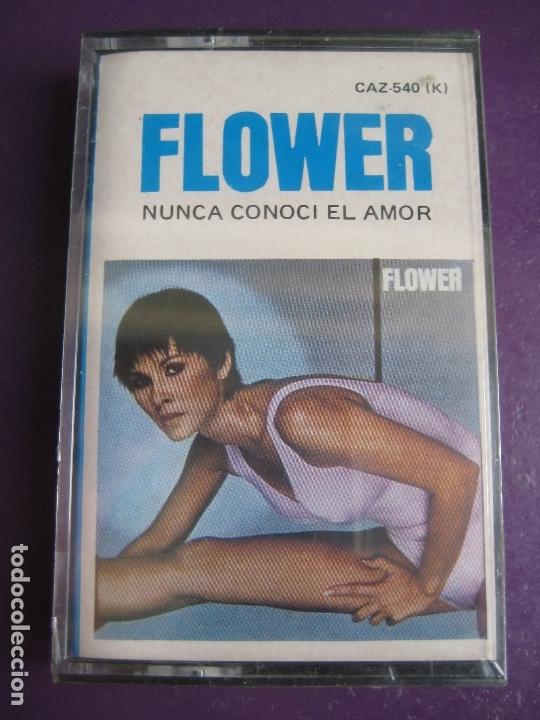 Casetes antiguos: Flower CASETE ZAFIRO 1981 PRECINTADA - Nunca Conoci El Amor - ELECTRONICA DISCO FUNK POP