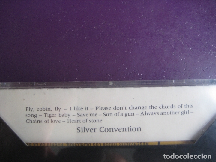 Casetes antiguos: SILVER CONVENTION CASETE IMPACTO PRECINTADA - FLY ROBIN FLY + EXITOS DISCO POP 70S - Foto 2