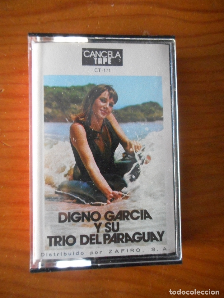 Cassettes Anciennes: Digno Garc&iacute;a y su Tr&iacute;o del Paraguay. Sello Cancela Tape. 1972. Casete -Cassette-. Buen estado