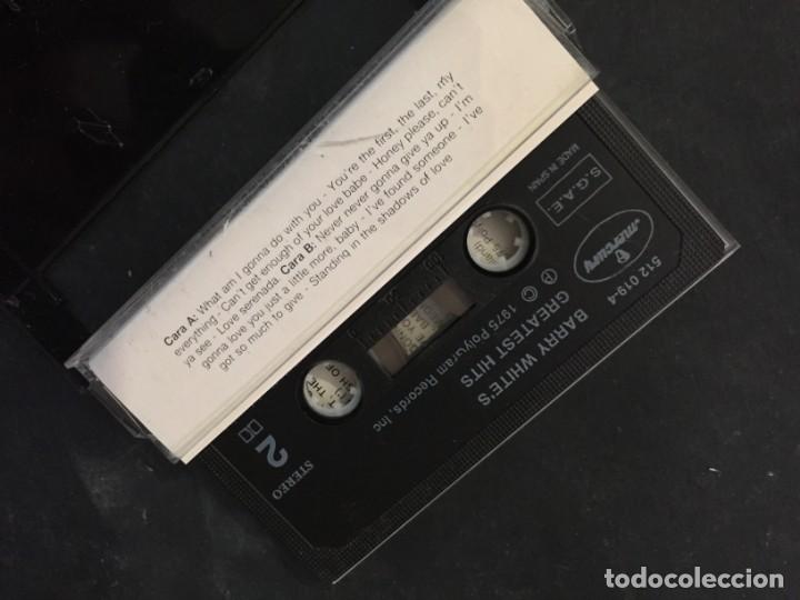 Casetes antiguos: CASETE BARRY WHITE GREATEST HITS - Foto 2
