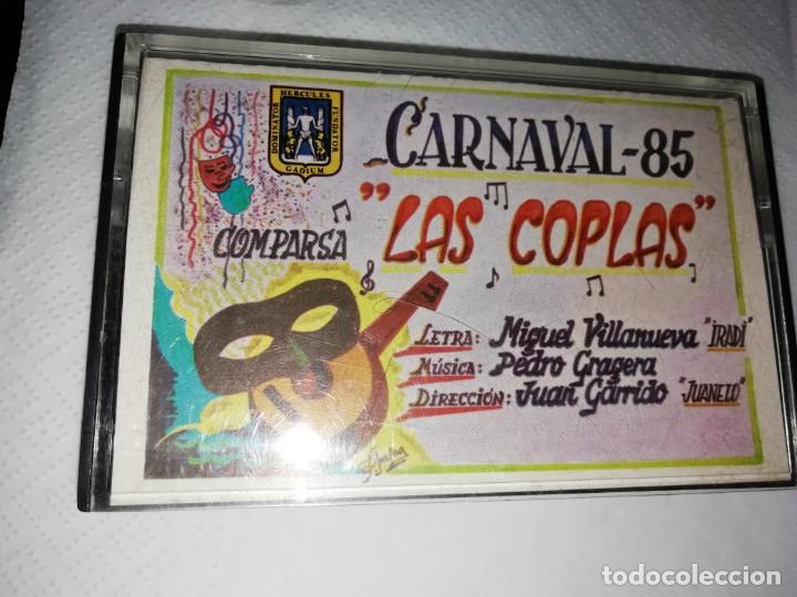 Casetes antiguos: Carnaval de C&aacute;diz casete Comparsa las coplas - Foto 1