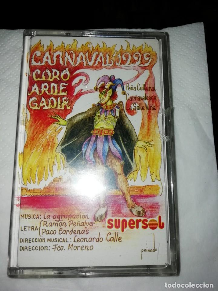 Casetes antiguos: Carnaval de C&aacute;diz casete nuevo con precinto coro arde gadir