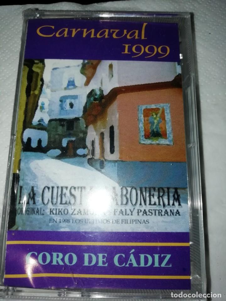 Casetes antiguos: Carnaval de C&aacute;diz casete nuevo con precinto coro la cuesta de jaboneria
