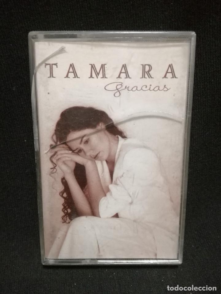 Casetes antiguos: CINTA - CASSETTE - CASET - TAMARA - GRACIAS - Foto 1