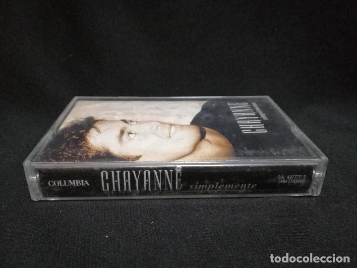 Casetes antiguos: CINTA - CASSETTE - CASET - CHAYANNE - SIMPLEMENTE - Foto 3
