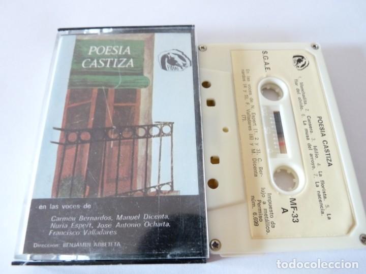 Casetes antiguos: CASETE, CASSETTE POESIA CASTIZA EN LAS VOCES DE CARMEN BERNARDOS...  REF: 16-26