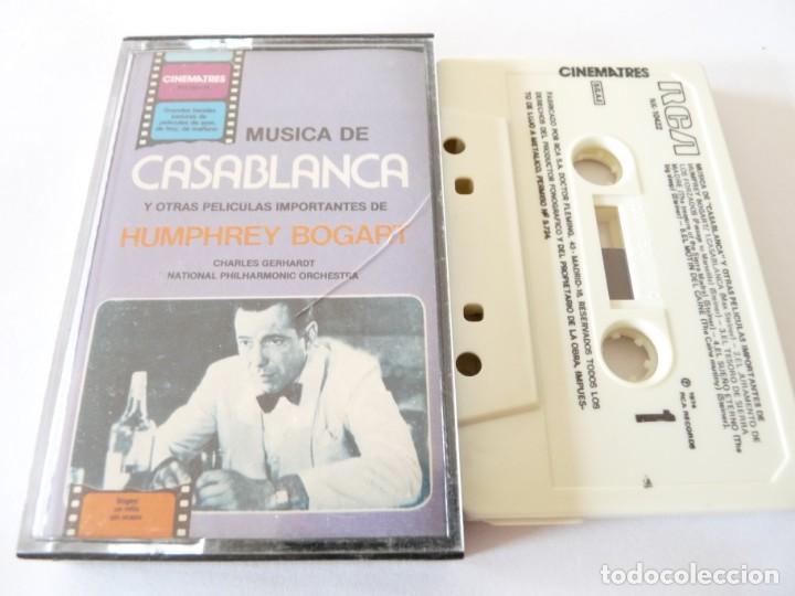 Cassettes Anciennes: CASETE, CASSETTE MUSICA DE CASABLANCA Y OTRAS PELICULAS... REF: 16-44