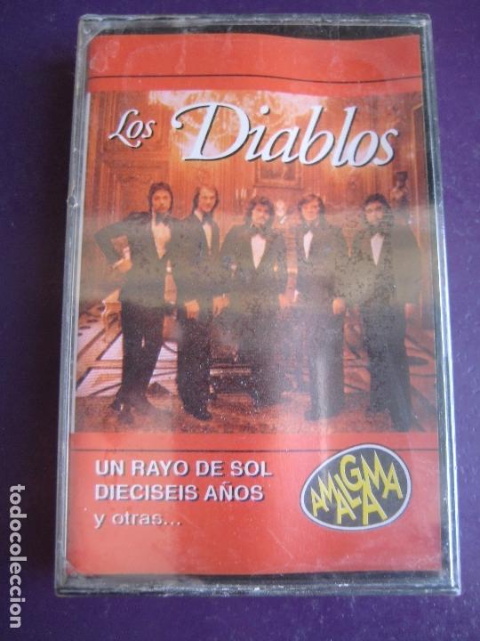 Casetes antiguos: LOS DIABLOS CASETE AMALGAMA EMI PRECINTADA - EXITOS 70S - - Foto 1