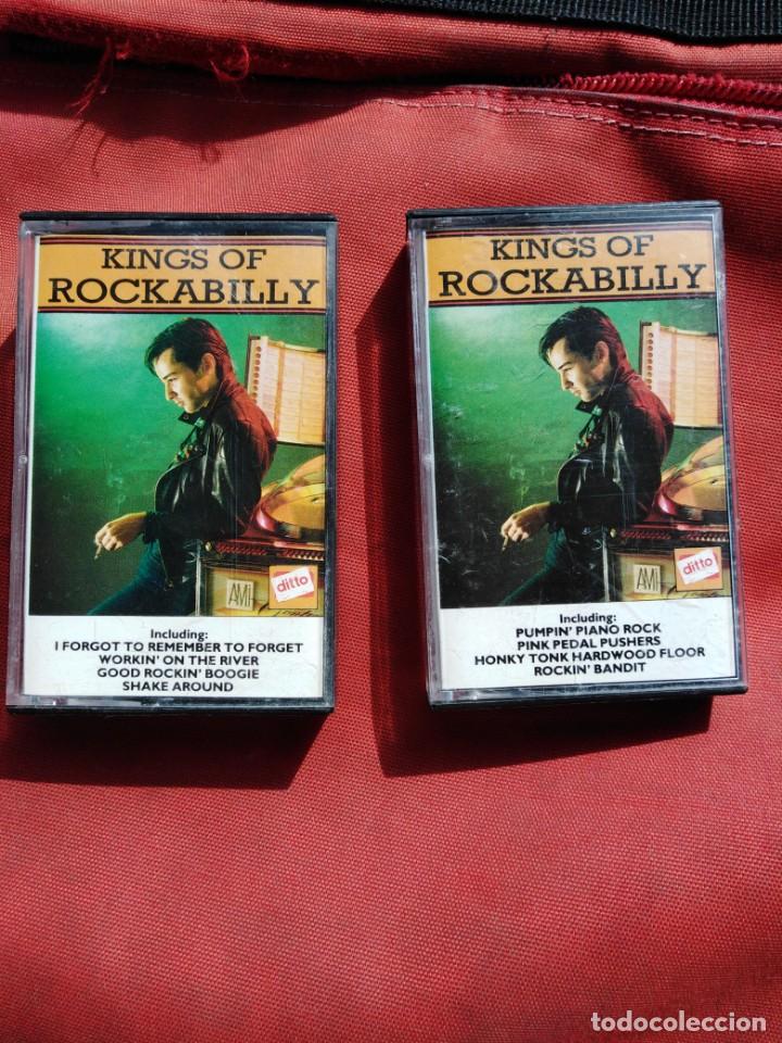 Casetes antiguos: 2 CASETES DE KINGS OF ROCKABILLY